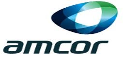 Amcor global packaging company client logo